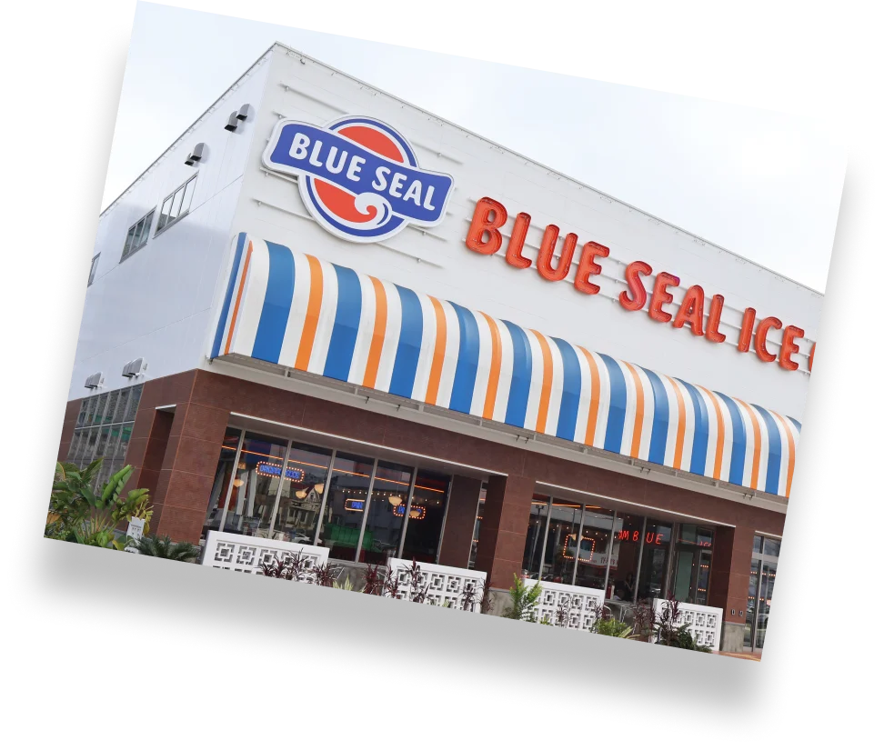 BLUE SEAL ICE CREAMの店舗外観