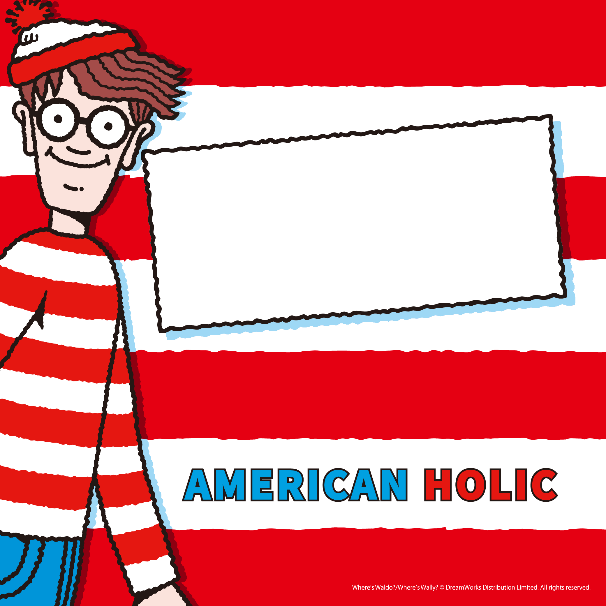 WHERE'S WALLY? × AMERICAN HOLIC