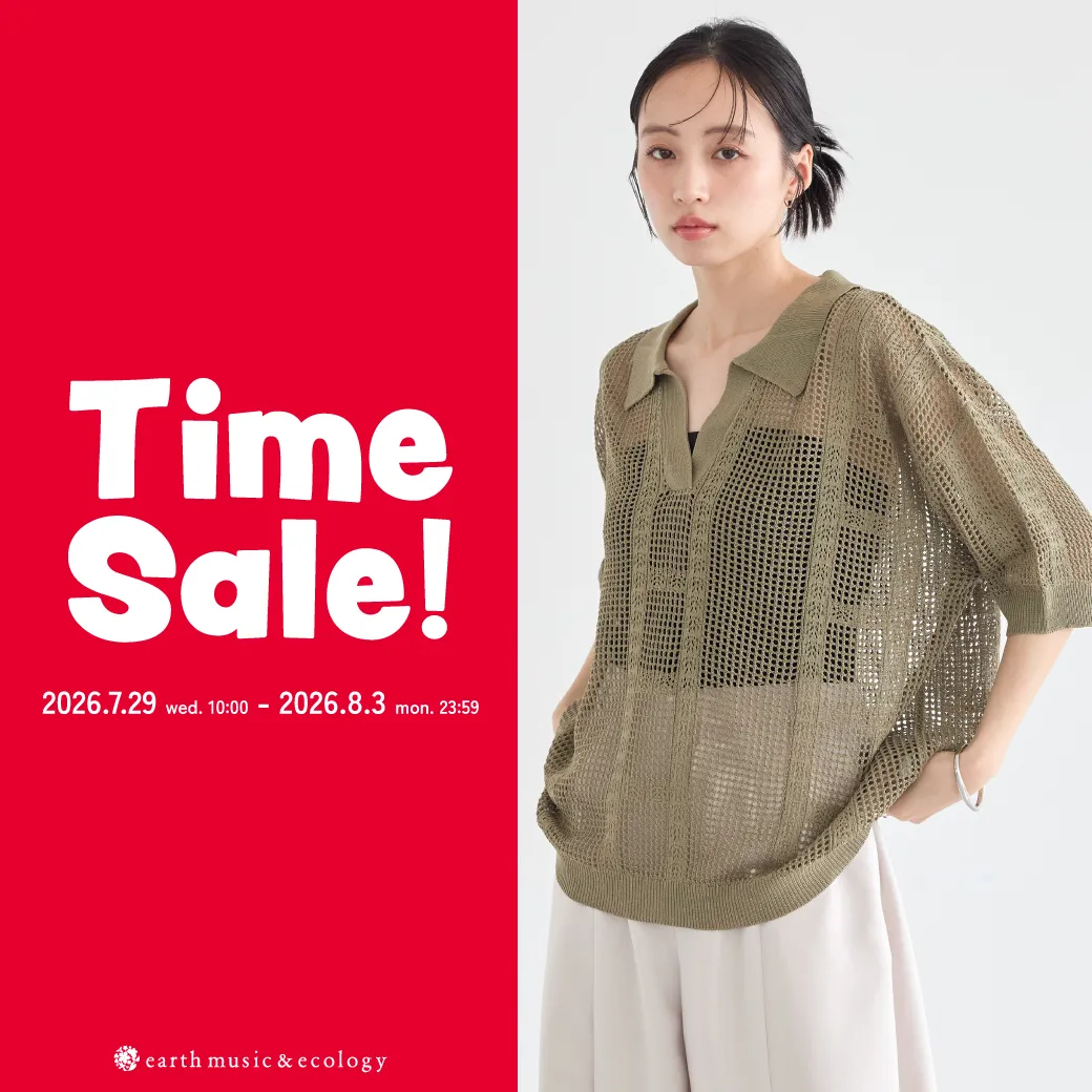 Time Sale｜earth music&ecology