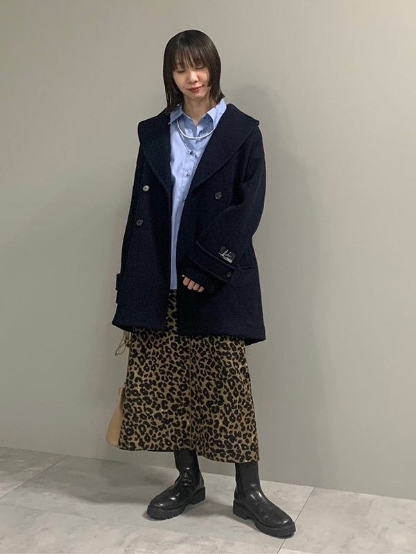 ドレッシーな雰囲気を得られるアニマル柄スカート | 冬服 レディース