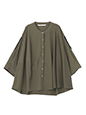2wayドロストスリーブバンドカラーシャツ | 気温32度 服装