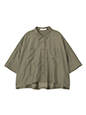【WEB限定】Wポケットシアー半袖シャツ | 気温32度 服装
