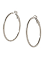 ステンレスフープピアス | 春 夏 シアーシャツ コーデ