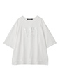 【UVカット】ワイドスリーブ箔プリントTee | Tシャツ コーデ